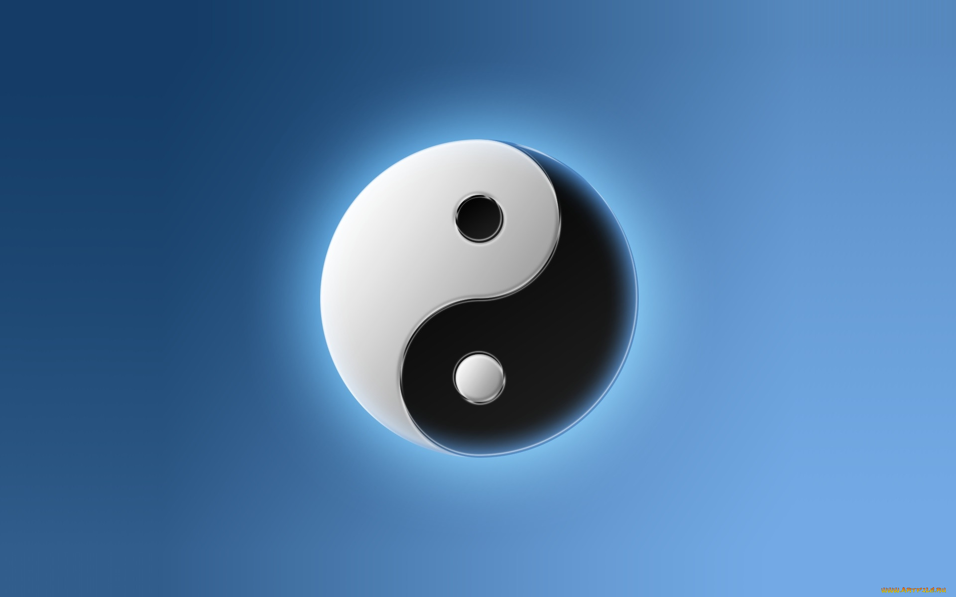 Обои 3Д Графика Инь-Янь (Yin Yang), обои для рабочего стола, фотографии 3д  графика, инь-Янь , yin yang, логотип, фон Обои для рабочего стола, скачать  обои картинки заставки на рабочий стол.